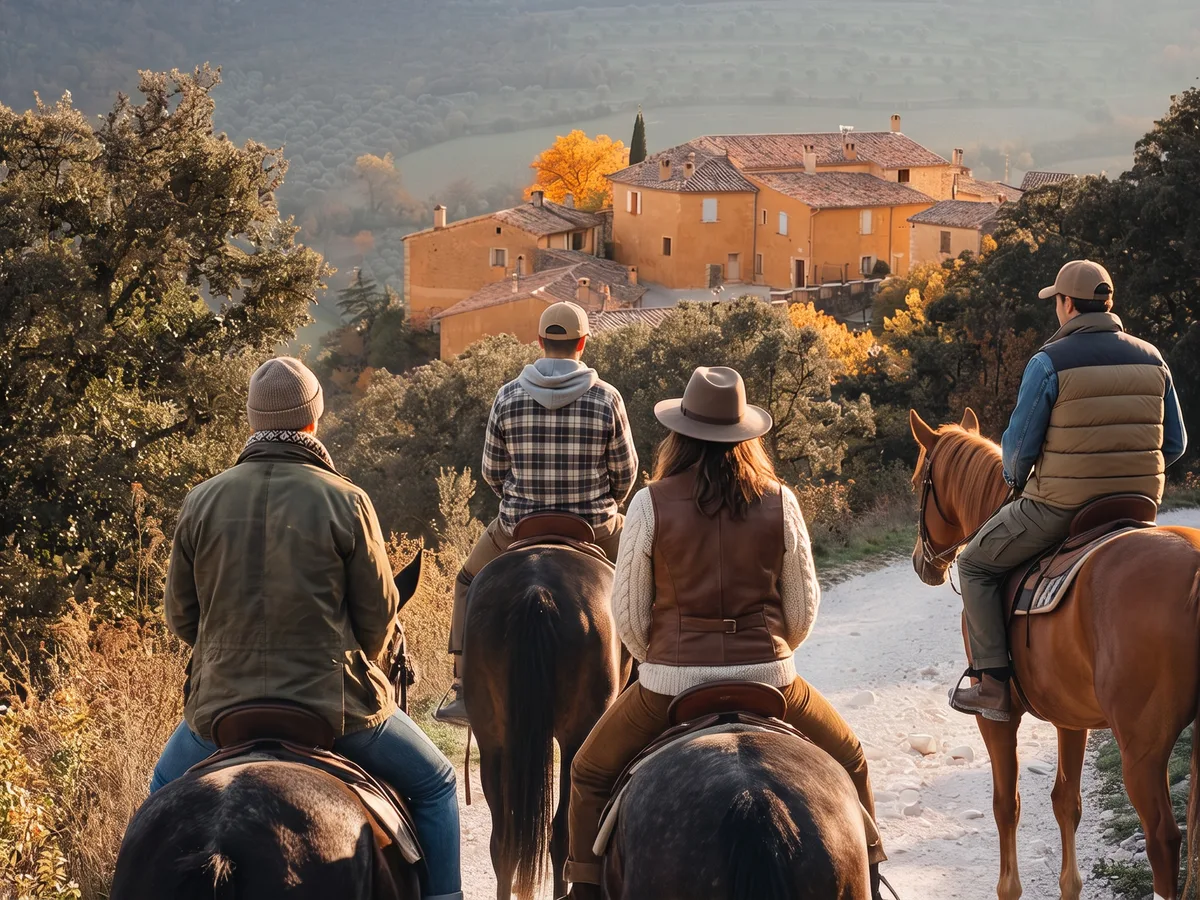 Balade à cheval dans la Drôme, autour de Menglon