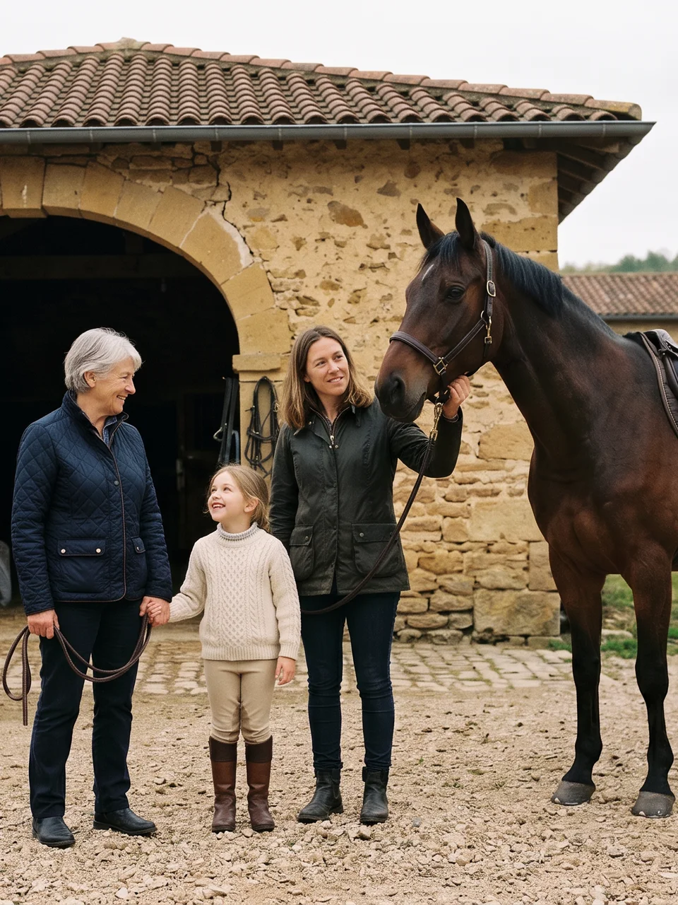 L'équipe, Cavaliers Voconces, centre équestre à Menglon